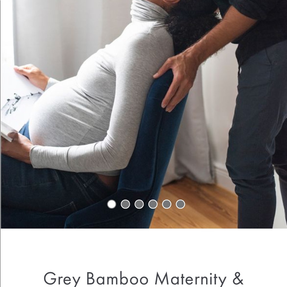 ISO!! GREY ROLL NECK BAMBOO NURSING FROM SERAPHINE